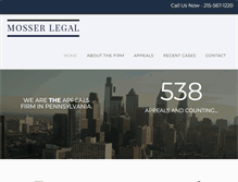 Tablet Screenshot of mosserappeals.com